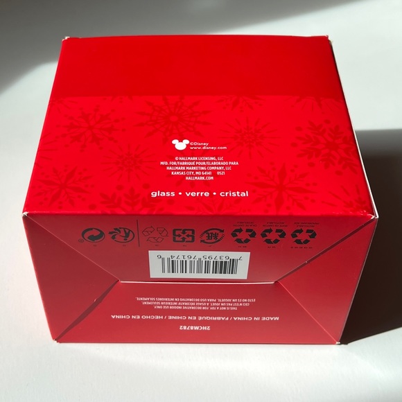 Hallmark Disney Gold Glass Mickey Mouse 2021 Ornament - Picture 2 of 3